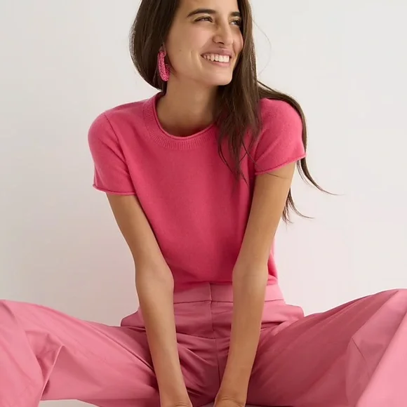 J crew deals cashmere t shirt